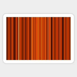 Thin Vertical Stripes Orange Coloured Pattern Light Spectrum Art Sticker